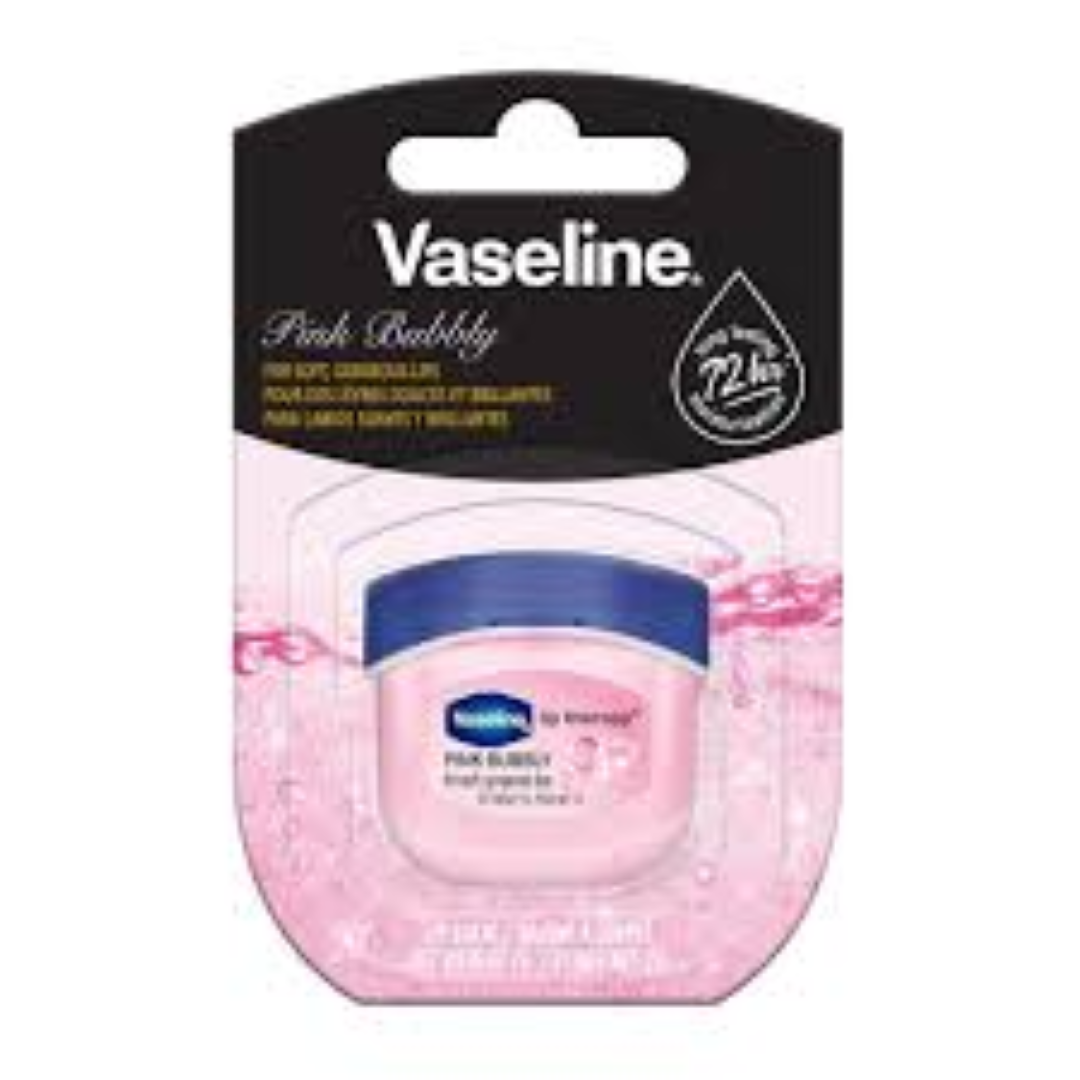 VASELINE LIP BALM PINK BUBBLY 7G
